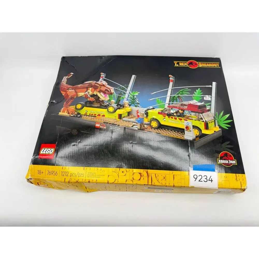 LEGO Jurassic Park T Rex Breakout 76956 1212PCS New Damaged Box 2LB